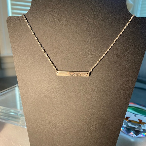 Mama Bear Bar Necklace - Picture 2 of 2
